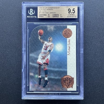 Michael Jordan 1994 SP Championship Playoff Heroes Die-Cut #P2 BGS