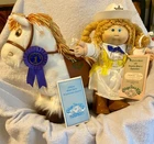 Coleco Show Pony and Cowgirl Cabbage Patch Kids dolls just removed from box