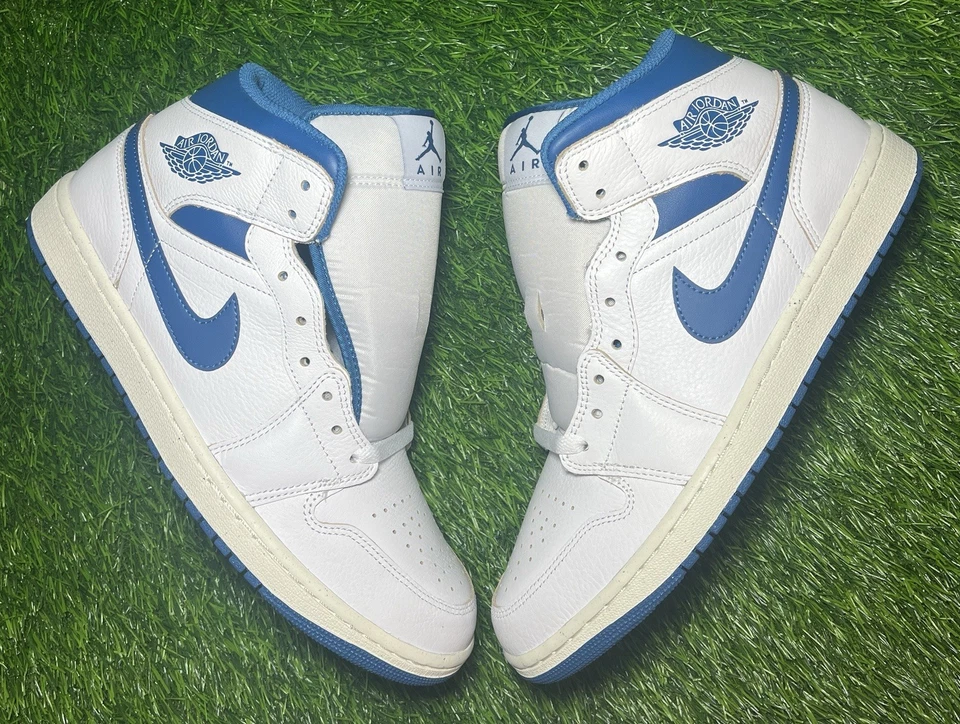 Hombres 10.5 - Jordan 1 Mid SE Industrial Azul FN5215-141 Totalmente NUEVO OG TODO Foto 2 de 4