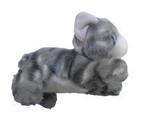 Aurora Plush 7" Kitty Cat - Grey-Stripes