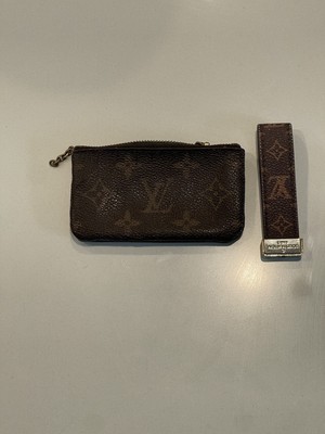 Louis Vuitton Monogram Zippy Wallet Round Purse - Brown And Ribbon