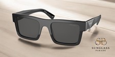 PRADA PR 19WS 1AB5S0 Black Dark Grey 52 mm Men's Sunglasses