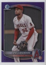 2025 Bowman Chrome Prospects Purple Refractor /250 Christian Moore #BCP-107 1i7n