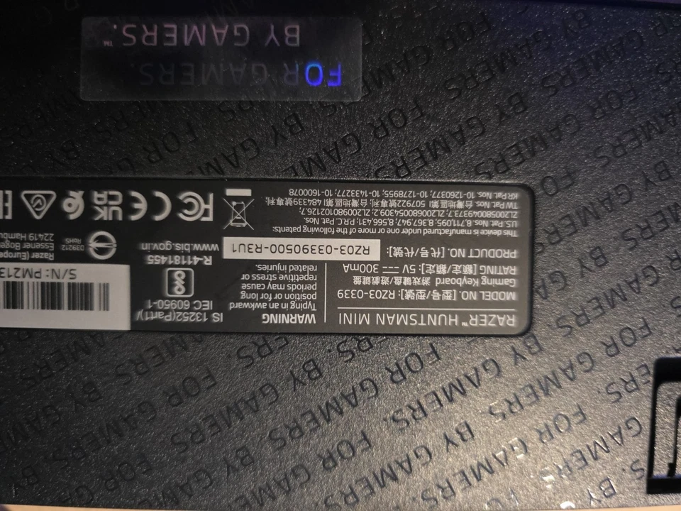 Razer Huntsman Mini 60 TKL Gaming Keyboard - Black (RZ03-03390500-R3U1) - Image 4 of 4