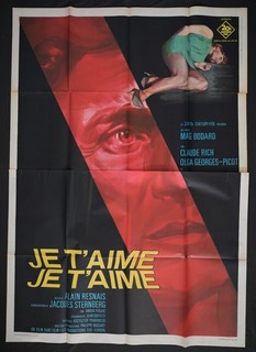 manifesto 4F JE T'AIME JE T'AIME ANATOMIA DI UN SUICIDIO alain resnais bodard