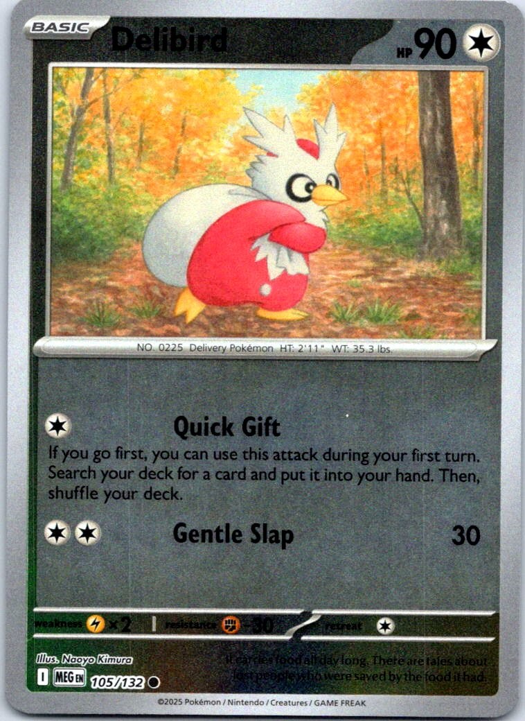 Delibird - Common ME01: Mega Evolution 105/132 NM