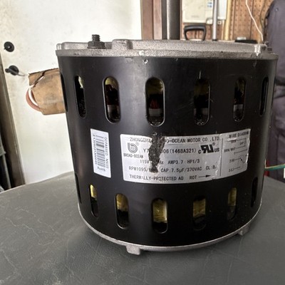 Broad-Ocean Blower Motor 115V 3.7A Thermally Protected YT7Y906D06