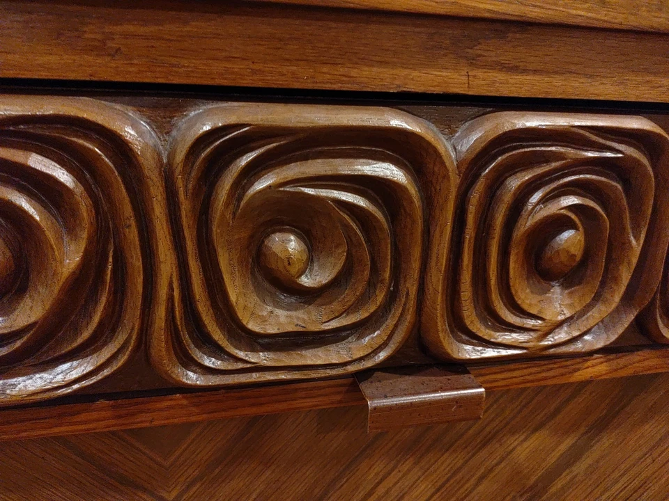 Witko Tiki Style Dresser Chest Mid Century Modern - Image 3 of 4