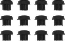 12 Pcs Billiard Cue Bottom Rubber Cover Billiard Cue Bottom Plug Protection Pad