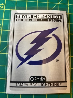 2021-22 O-Pee-Chee Team Checklist #576 Tampa Bay Lightning
