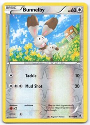 Bunnelby 87/119 Reverse Holo Common XY - Phantom Forces