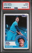 1983 TOPPS #656 DAVE FROST PSA 8