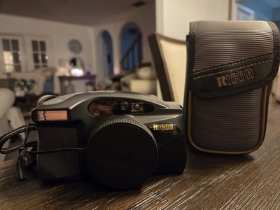 Ricoh Camera Shotmaster 35mm Zoom 105 + AF Point & Shoot Camera 38-105mm Macro