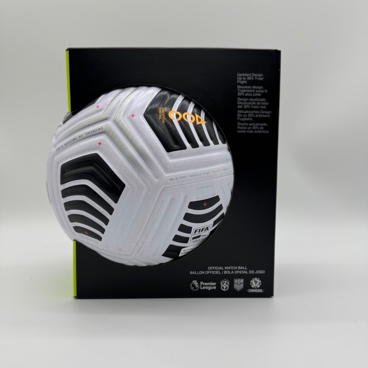 Nike Flight FA20 Soccer Training Match Ball DA5635-100 Black/White