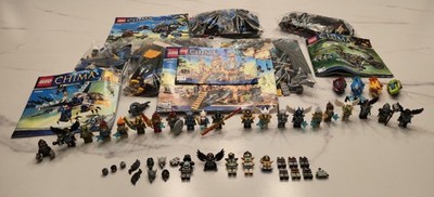 Huge Lot Of LEGO Chima Minifigures & Builds   Read Description For Details