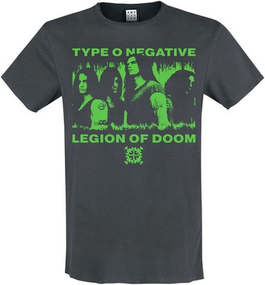 Type O Negative T-Shirt Herren Amplified Collection - Legion Of Doom charcoal
