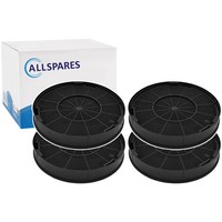 Allspares (4 St) Aktivkohlefilter Dunstabzugshauben FüR Franke 112.0016.755 | Ae