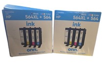 2 -564XL / 564 Ink Cartridges Black Cyan Magenta Yellow EXPIRED 8/25 Free Ship