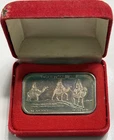 1985 Vintage 1 oz .999 Silver Christmas Bar - Matthew 2:1 *Toned*