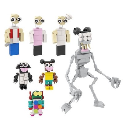 7-in-1 Titular Characters in the Indiehorror Game 312 Pieces MOC Build Gift