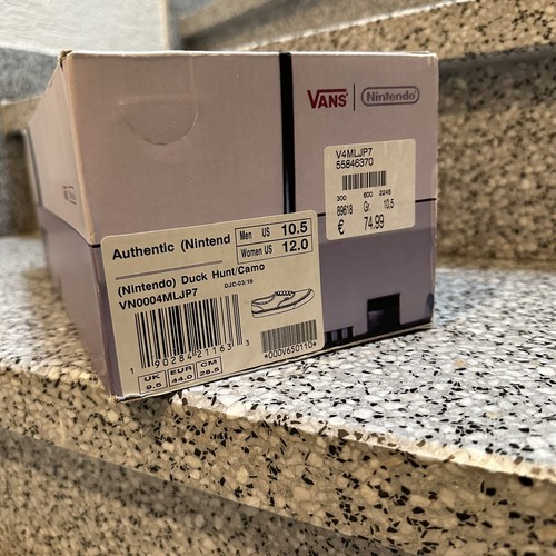 Zapatillas hombre Vans Authentic talla EU 44 US 10,5 Nintendo pato hunt/camuflaje NUEVAS - Imagen 13 de 13