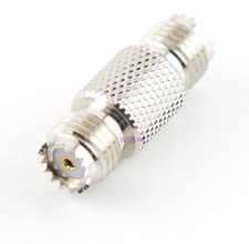 Mini-UHF Female to Female Coax Adapter Connector - USA Ham Radio Seller