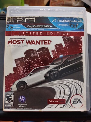 Need for Speed: Most Wanted (Sony PlayStation 3, 2012) Ps3 