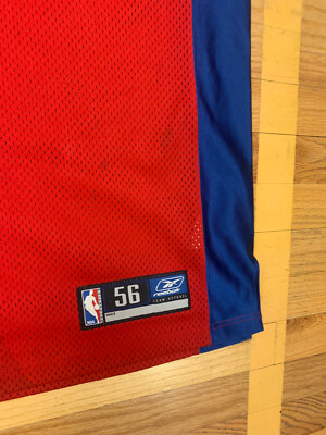 reebok nba clippers authentic elton brand red jersey vtg vintage