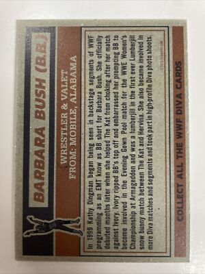 バーバラ・ブッシュ　直筆サインカード B.B. Barbara Bush Autographed Custom 1984 Card Wrestling WWF WWE