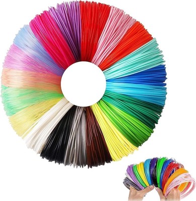 3D-Drucker 50/100M Filament PLA 1,75mm 10/20Farbe Für 3D Stift 3D Pen Starterset