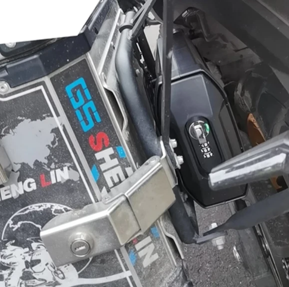 Caja de herramientas impermeable 3,8 litros lado izquierdo para BMW R1250GS R1200GS R1300GS ADV Foto 3 de 4