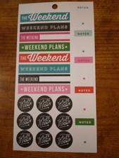 Happy Planner Weekend Plans Write it Down stickers MAMBI 270945