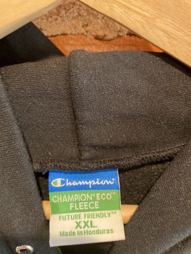 Felpa Champion nera nuova con etichetta taglia 2XL Purdue - Foto 4 di 5