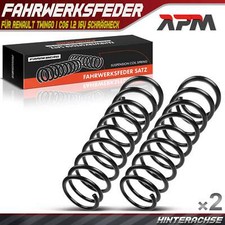 2x Federn Fahrwerksfeder Hinterachse für Renault Twingo I C06 1.2L 1993-2007