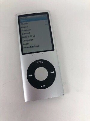 Apple iPod Nano 4th Gen Silver 8GB Mint +1 Year CPS Warranty | eBay