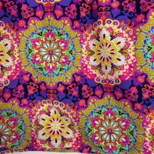 Tommy Bahama Girls Size 8 Tankini Swim Suit Top Pink Multi Medallion Print Ruffl - Picture 3 of 7