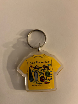 Vintage Old San Francisco ''Subway'' Shirt Keychain