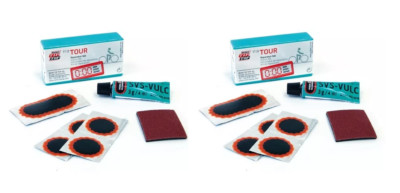2x TIP TOP TT 01 Fahrradflickzeug Reparaturset Schlauchflicken