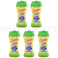 Gain + Odor Defense In-Wash Scent Boost Super Fresh Blast Scent 5.7 oz Lot of 5