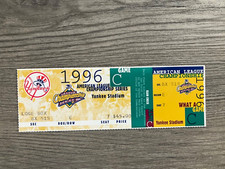 1996 MLB NY Yankees American League Championship Series Full Ticket Game C