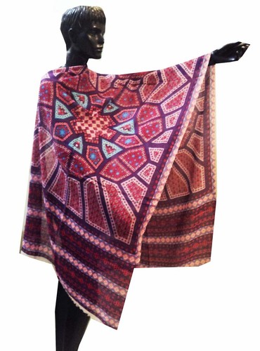 Regalo sin precio base para niña mujer cálido cuello cachemir bufanda envoltura lana chal estola pashmina - Imagen 4 de 7