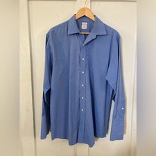 Brooks Brothers 346 100 cotton non iron regular fit button down shirt 16 1/2 33