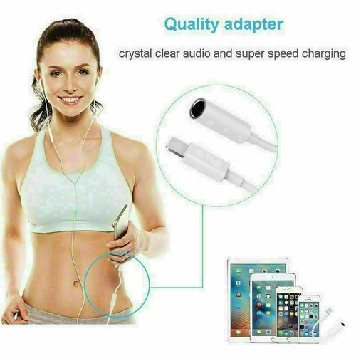 For iPhone iOS 7 8 X 11 12 3.5mm Headphone Jack Audio AUX Splitter Adapter Cable - Picture 8 of 22