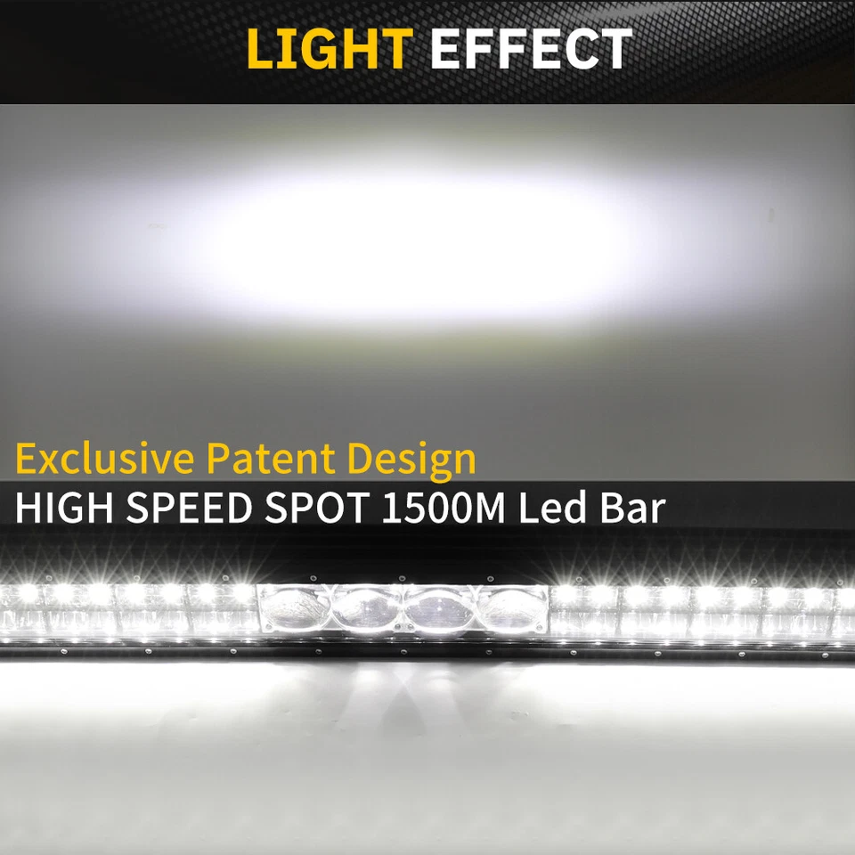 Laser 32" polegadas 580W LED barra de luz de trabalho offroad lâmpada de para-choque SUV 4X4Truck  - Imagem 2 de 4