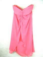 Bill Levkoff Petal Coral Dress Sz 10 see measurements Pretty