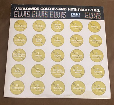 Elvis Presley Worldwide 50 Gold Award Hits Vol 1 - RCA - LPM6401