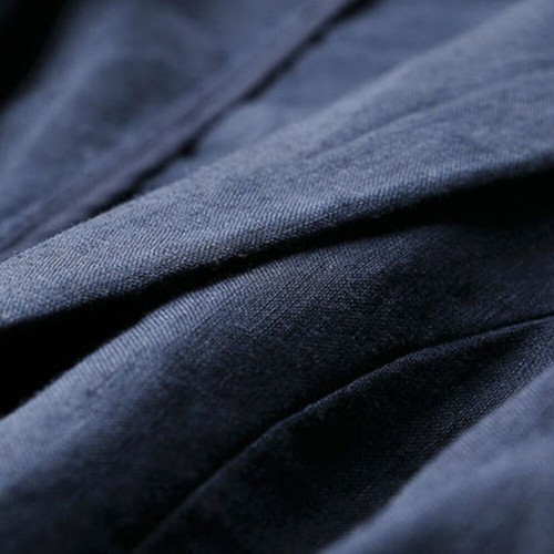 Suit Coat Linen Blazer Thin Women Cardigan Casual Slim One Button 3/4 Sleeve New - Picture 4 of 17