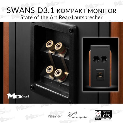 SWANS D3.1 - Palisander - HighEnd-Lautsprecher, Paarpreis, Auspackware, wie neu - Bild 4 von 6