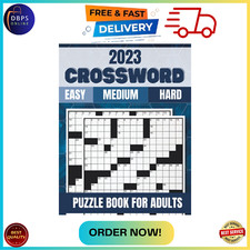 2023 Crossword Puzzle Books for Adults: Large Print Crossword Puzzles for Senior