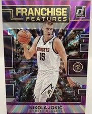 2022-23 Panini Donruss Franchise Features Purple Nikola Jokic Denver Nuggets